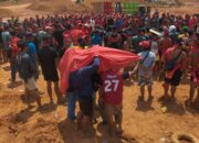 Akibat Limbah PT.BKB ,Ratusan Warga Meranggau Meliau Lakukan Ritual Adat Dan Tuntut Ganti Rugi