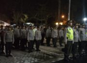 Kabagops Polresta Pontianak Menggelar Apel khusus Malam Minggu