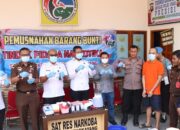 Perss Release Polres Bengkayang Musnahkan 91 Butir Narkotika Jenis Ekstasi