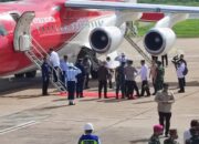 249 Personil Polres Kubu Raya Amankan Jalur Kedatangan dan Kepulangan Presiden RI