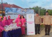 Kapolsek Limun Himbauan Saat Bagi Taqjil, Jaga Kerukunan dan Saling Menghargai di Tengah Masyarakat.