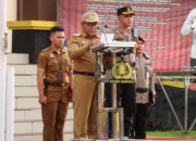 PJ Bupati Sanggau Pimpin Kegiatan Apel Gelar Pasukan Dalam Rangka Operasi Ketupat Tahun 2024