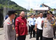 Kunjungan kerja Waka Polda Kalbar Beserta Rombongan PJU Polda Kalbar di wilkum Polsek Entikong Kecamatan Entikong