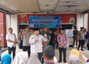 Pengendalian Inflasi,Forkopimda Sarolangan Tergabung TNI Polri Laksanakan Sidak Pasar.