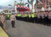 Polres Sarolangun Turunkan Ratusan Personil Pengamanan Lomba Pacu Perahu