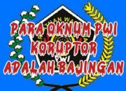 Oknum PWI Pelaku Korupsi adalah Para Bajingan Berkedok Wartawan