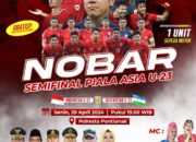 Polresta Pontianak Menggelar Nonton Bareng Laga Semi Final Piala AFC U23
