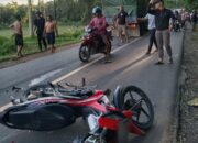 Laka Lantas Di Sekadau Dua Orang Remaja Meninggal Dunia