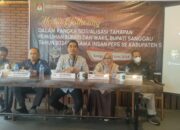 KPU Sanggau Mengadakan Sosialisasi Bersama Insan Pers Se Kabupaten Sanggau