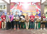 Anggota Densub PM Juara Satu Turnamen Tenis Meja Kapolres Cup 2024