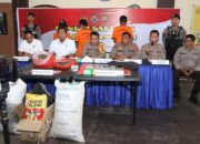 Wakapolres Sanggau Pimpin Pres Release Ungkap Dua Kasus Kriminal