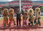 G3 Kabupaten Sanggau Menampilkan Kesenian Kuda Lumping di Hari Kemerdekaan Republik Indonesia ke-79 Tahun