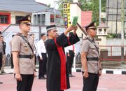 Upacara Serah Terima Jabatan Kapolsek Batang Tarang Polres Sanggau