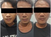 Tim Resmob Polres Kapuas Amankan 3 Pria Pelaku Pengeroyokan di Gedung GPU Manggatang Tarung.