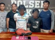 Polsek Mukok Amankan Dua Pelaku Pengedar Narkotika Jenis Sabu di Dusun Semuntai