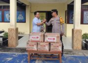Polsek Meliau Terima Bantuan Bibit Jagung dari PT. AAC