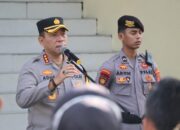 Pimpin Apel Pagi, Kapolresta Pontianak Berikan Apresiasi Kepada Personel Dalam Pelaksanaan Tugas