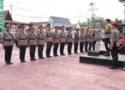 Kapolres Sanggau Pimpin Sertijab PJU dan Kapolsek Jajaran Polres Sanggau