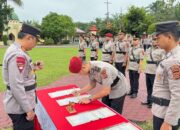 Empat Pejabat Dilingkungan Polres Sarolangun Berganti, Sertijab dipimpin Langsung AKBP Budi Prasetya, S.I.K., M. Si