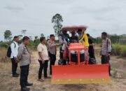 Polres Sarolangun Bergerak Cepat Hadiri Pelatihan Operator Junder Dalam Rangka Mendukung Ketahanan Pangan Nasional