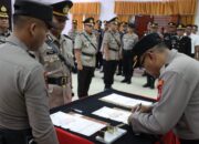 Kapolres Melawi,Melantik Waka, Kasat Intelkam dan Kapolsek Belimbing.