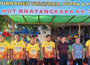 Polsek Belitang Hilir Gelar Turnamen Bola Voli Sambut Hari Bhayangkara ke-79