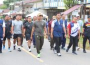 Hari Bhayangkara ke-79 Polres Sekadau Gelar Senam Dan Jalan Sehat