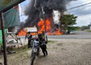 Ledakan Tanker Minyak di Sintang-Pontianak Sebabkan Kemacetan Parah