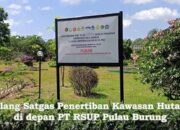 Plang Satgas PKH di Kantor Perkebunan PT RSUP Pulau Burung: Legalitas Dipertanyakan, Aktivitas Tetap Berjalan