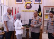 Kapolres Melawi Sambut Kedatangan Ismayanti Hapsari Putri