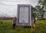 Kapolsek Parindu Turun Langsung Sosialisasikan Larangan Karhutla di Wilayah Hukumnya