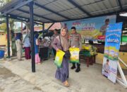 Polres Bengkayang Menggelar Pasar Murah, Yang Dilaksanakan di Halaman Polsek Sungai Raya