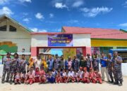 Pos TNI AL Baubau di HUT TNI Ke 80 Tahun 2025 Melaksanakan Karya Bakti