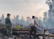 Polsek Mukok Verifikasi Dua Titik Hotspot, Api di Lahan Sudah Padam