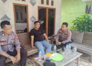 Kapolsek Sayan,Silaturahmi dan Koordinasi Kamtibmas Bersama Tokoh Masyarakat