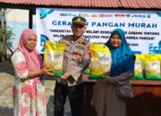 Polsek Sokan Gelar Gerakan Pangan Murah.