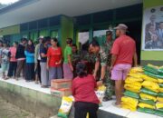 Kodim 1204/Sanggau Melaksanakan kegiatan Gerakan pangan murah (GPM) berkolaborasi dengan Bulog.