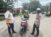 Satlantas Polres Sanggau Gelar Razia Gabungan, Tekan Tunggakan Pajak Kendaraan