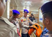 Antisipasi Cuaca Ekstrem, Sat Polairud Polres Bangka Barat Lakukan Himbauan Dan Pengecekan Keselamatan Di Pelabuhan Tanjung Kalian