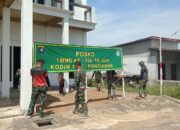 TMMD Ke 126 Tahun 2025 Kodim 1207/Pontianak Laksanakan Pembenahan Posko