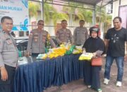 Polsek Kapuas Gelar Gerakan Pangan Murah, Warga Antusias Dapatkan Beras Harga Terjangkau