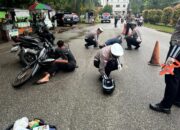 Satlantas Polres Sanggau Gelar Latkatpuan dan Simulasi TPTKP untuk Tingkatkan Profesionalisme Penanganan Laka Lantas