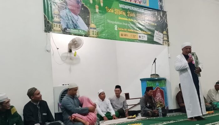 Peringatan Isra Mi’raj 1447H/2026M di Surau Ar-Rahim.Komplek Febyland : Salat Jadi Prioritas Utama Ibadah