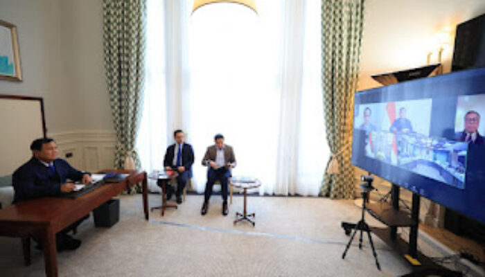 Penertiban Kawasan Hutan Prioritas, Prabowo Gelar Ratas di Sela Lawatan ke London