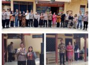 Pisah Sambut Kapolsek Bangun di Gelar di Halaman Mako Polsek Bangun Acara Berlangsung khidmat