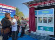 Polres Pidie Jaya Lauching Depot RO Isi Ulang Gratis.