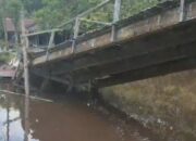 Jembatan Gantung Penghubung Dusun Sungai Layang I–Sungai Segak Terancam Roboh, Kades Mendesak Penanganan Segera