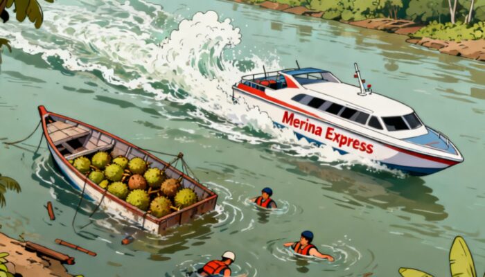 Kapal KM. Juwita Tenggelam Akibat Gelombang Speedboat Marina Express, Korban Protes Tidak Dapat Perhatian Serius dari PT. KAN