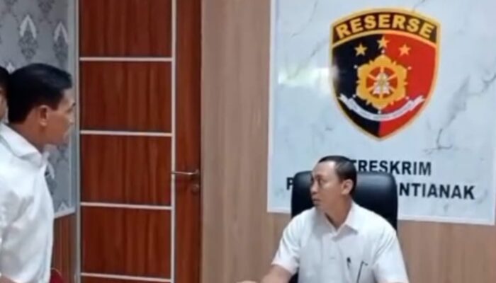 Aksi Protes di Dalam Polresta Pontianak Soroti Penanganan Kasus Dugaan Konflik SARA