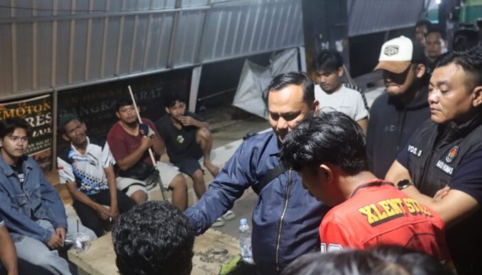 Polres Bangka Barat Sasar Lokasi Nongkrong dan Kawasan Pesisir dalam Patroli Disertai Tes Urine